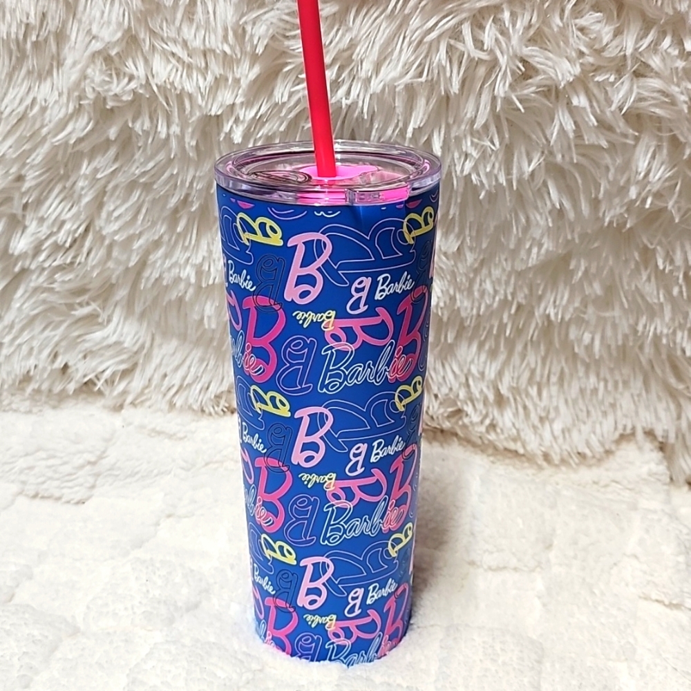 Barbie Dragon Glassware Dream Big 24 oz. Stainless Steel Insulated Tumbler